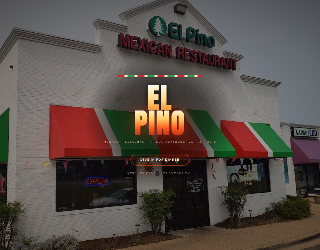 Inferno Burrito website